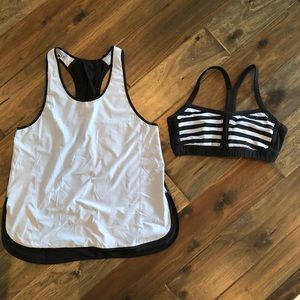 Lululemon Tank & Sports Bra